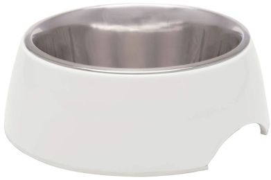 Loving Pets Ice White Retro Bowl (size: 1 count - Medium)