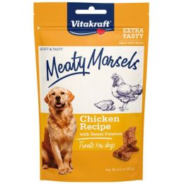 Vitakraft Meaty Morsels Mini Chicken Recipe with Sweet Potato Dog Treat (size: 4.2 oz)