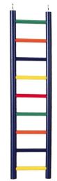 Prevue Carpenter Creations Hardwood Bird Ladder Assorted Colors (size: 9 Rung 18" Long)